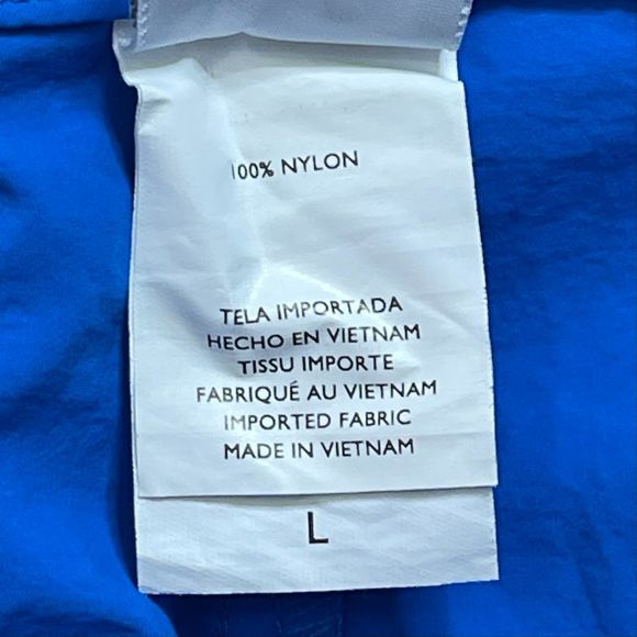 Jag Regular Fit Boardshorts Royal Blue 100% Nylon Drawstring Button Waist Swim L - Picture 6 of 7